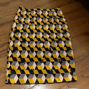 Stunning geometric pencil skirt from H&M